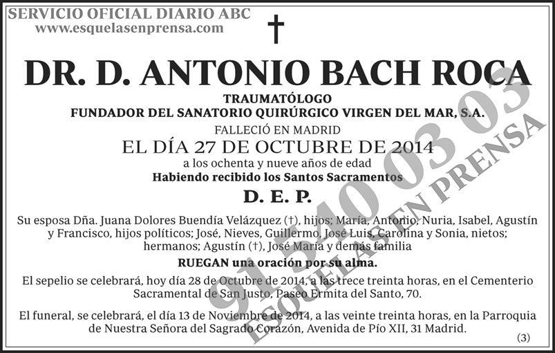 Antonio Bach Roca